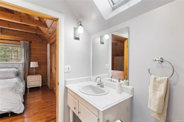 Bathroom, Interior, Wooden Ceilings, Wood Texture Flooring, Wooden Walls