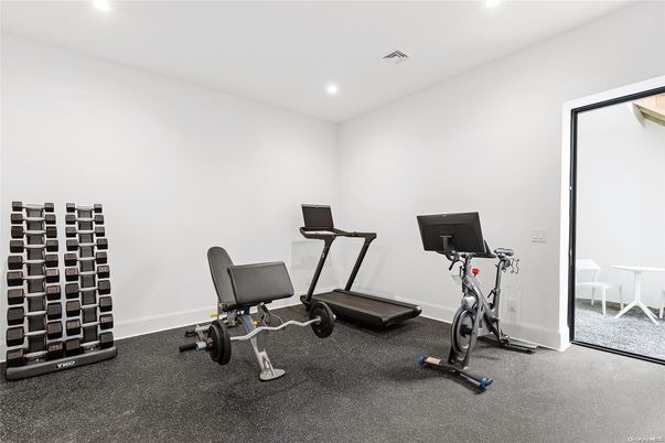 Fitness Equipment, Interior, Recessed Lighting