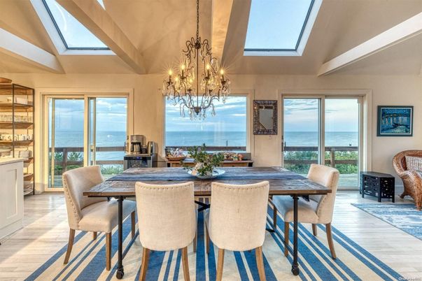 Chandelier, Dining room, Interior, Water, Wood Texture Flooring