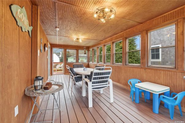 Dining room, Interior, Sun Room, Wooden Ceilings, Wood Texture Flooring, Wooden Walls