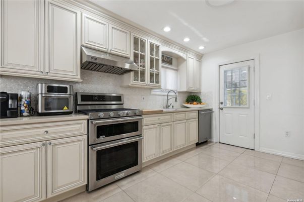 Interior, Kitchen, Recessed Lighting, Stainless Steel Appliances