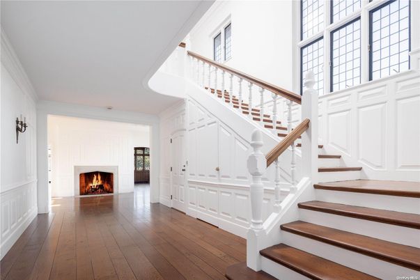 Fireplace, Interior, Wood Texture Flooring