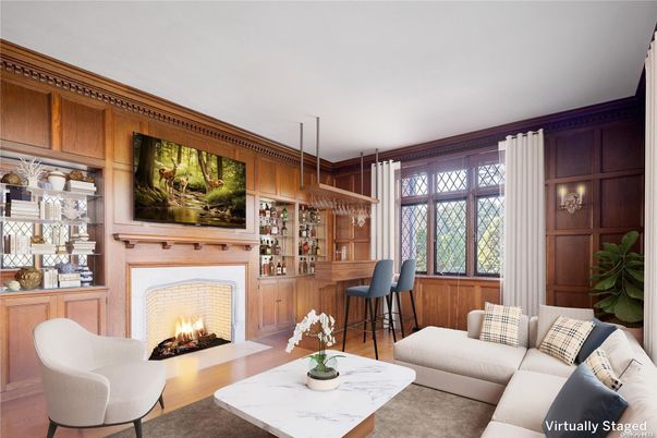 Fireplace, Interior, Living room, Wood Texture Flooring, Wooden Walls