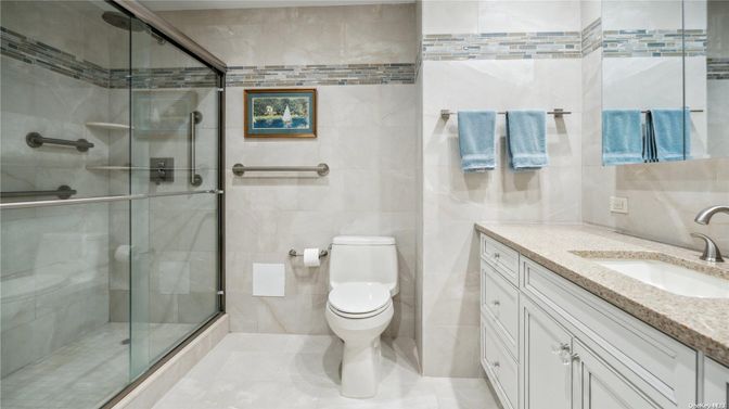Bathroom, Glass Shower, Interior