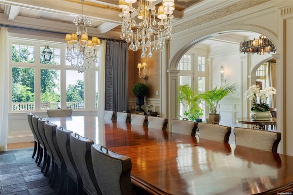 Chandelier, Dining room, Interior