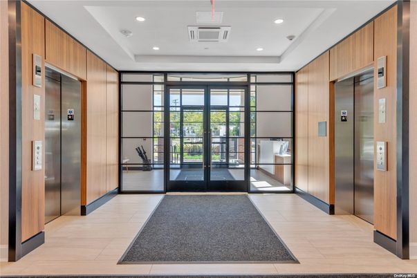 Elevator, Interior, Recessed Lighting, Wooden Walls