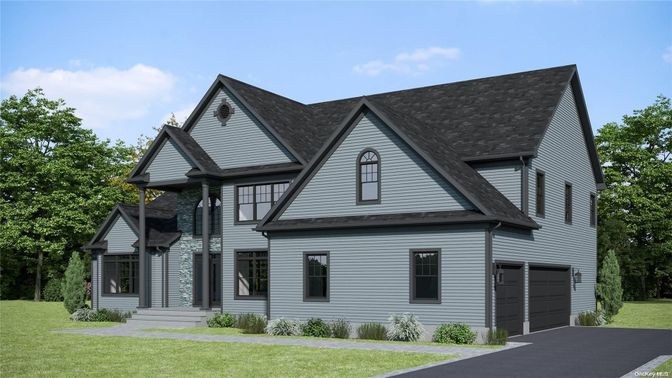 Attached, Exterior, Facade, Farmhouse