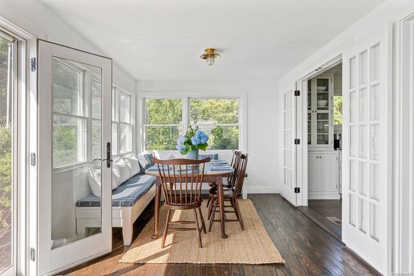 Dining room, Interior, Wood Texture Flooring