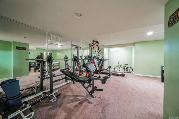 Fitness Equipment, Interior, Recessed Lighting