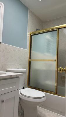 Bathroom, Glass Shower, Interior, Marble Walls