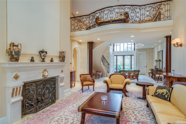 Fireplace, Interior, Living room, Recessed Lighting