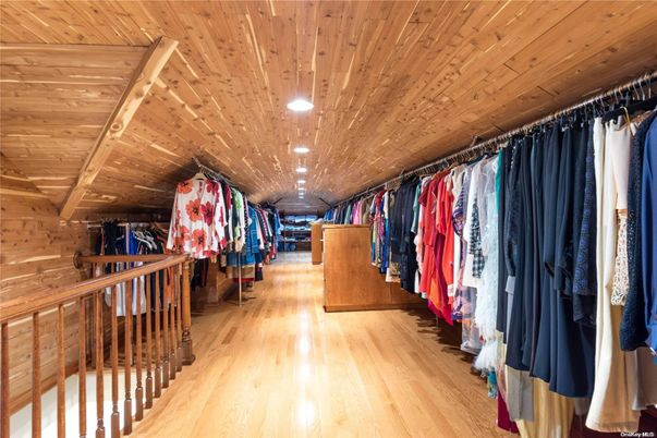 Interior, Recessed Lighting, Walk-in Closets, Wooden Ceilings, Wood Texture Flooring, Wooden Walls
