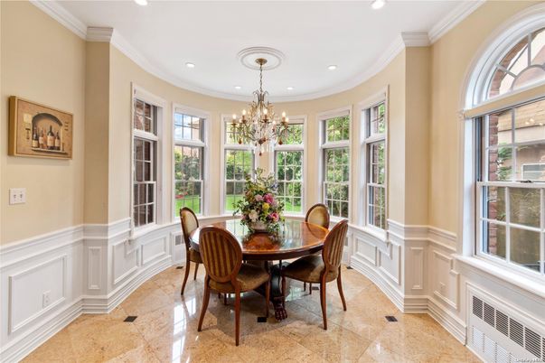 Chandelier, Dining room, Interior, Recessed Lighting