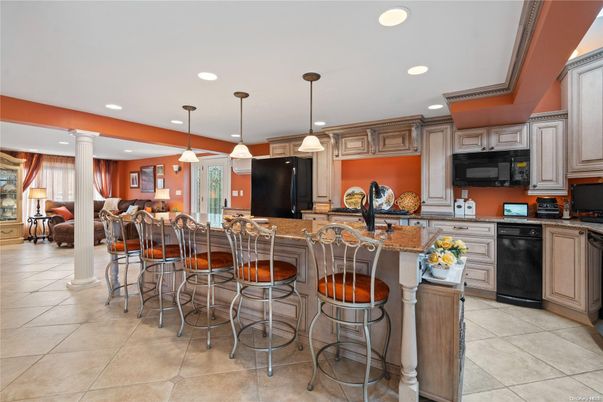 Dining room, Interior, Kitchen, Pendant Lights, Recessed Lighting