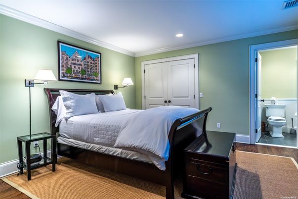 Bathroom, Bedroom, Interior, Recessed Lighting, Wood Texture Flooring