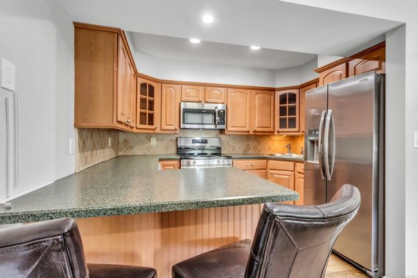 Interior, Kitchen, Recessed Lighting, Stainless Steel Appliances