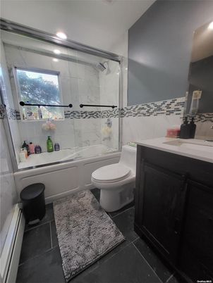 Bathroom, Glass Shower, Interior, Marble Walls, Recessed Lighting