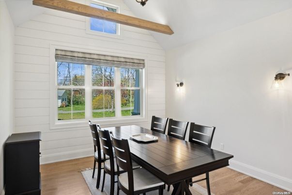 Dining room, Interior, Wooden Beams, Wood Texture Flooring