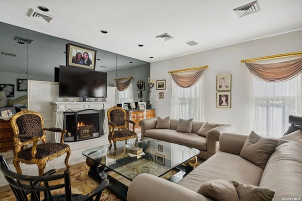 Fireplace, Interior, Living room, Recessed Lighting
