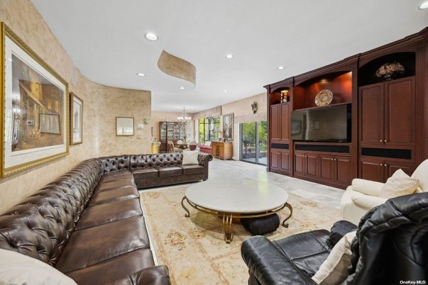 Chandelier, Interior, Living room, Recessed Lighting