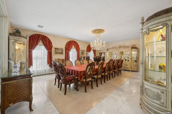 Chandelier, Dining room, Interior