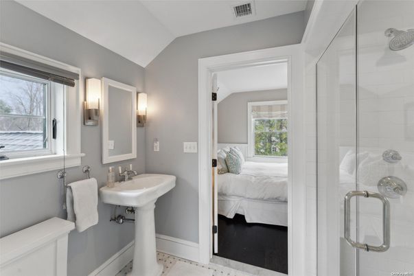 Bathroom, Bedroom, Glass Shower, Interior