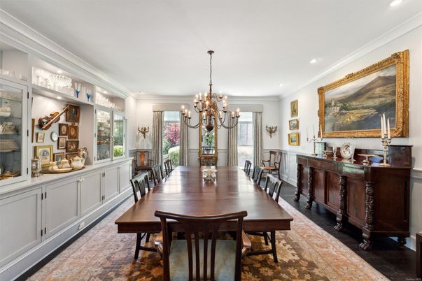 Chandelier, Dining room, Interior, Recessed Lighting