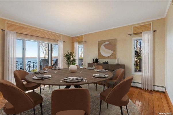 Dining room, Interior, Water, Wood Texture Flooring