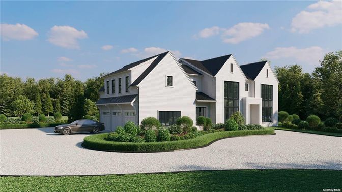 Attached, Exterior, Facade, Farmhouse