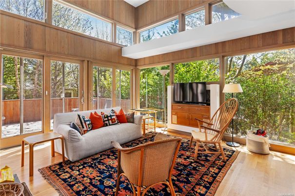 Interior, Living room, Sun Room, Wood Texture Flooring
