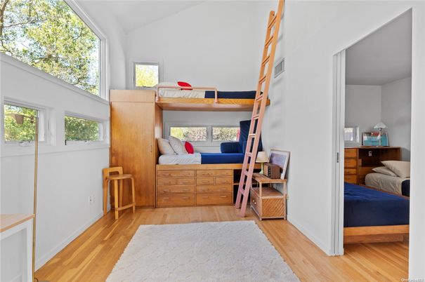 Bedroom, Interior, Wood Texture Flooring