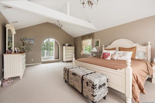 Bedroom, Chandelier, Interior