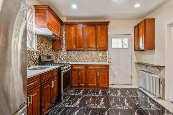 Interior, Kitchen, Marble, Recessed Lighting