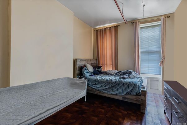 Bedroom, Fireplace, Interior, Wood Texture Flooring
