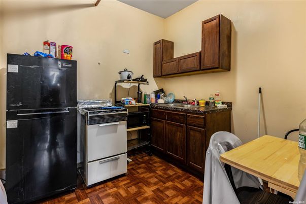 Interior, Kitchen, Wood Texture Flooring