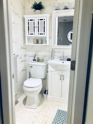 Bathroom, Interior, Marble Walls