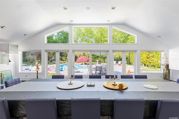 Dining room, Interior, Recessed Lighting