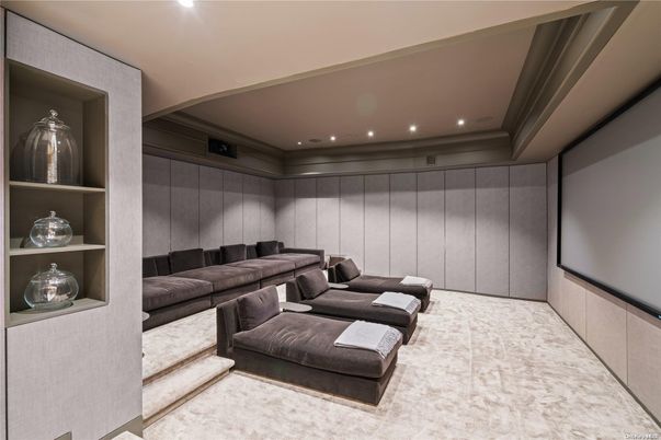 Home Theatre Room, Interior, Projection Screen, Recessed Lighting, Theatre Room