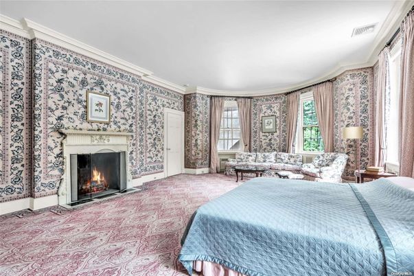 Bedroom, Fireplace, Interior