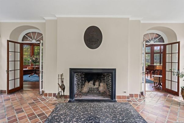 Fireplace, Interior, Piano