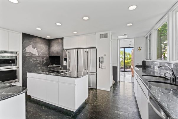 Interior, Kitchen, Recessed Lighting, Stainless Steel Appliances