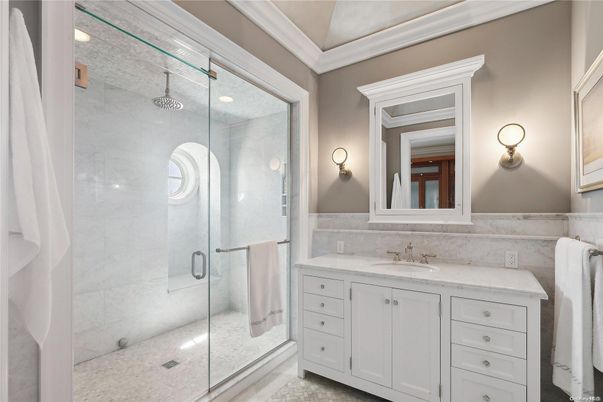 Bathroom, Glass Shower, Interior