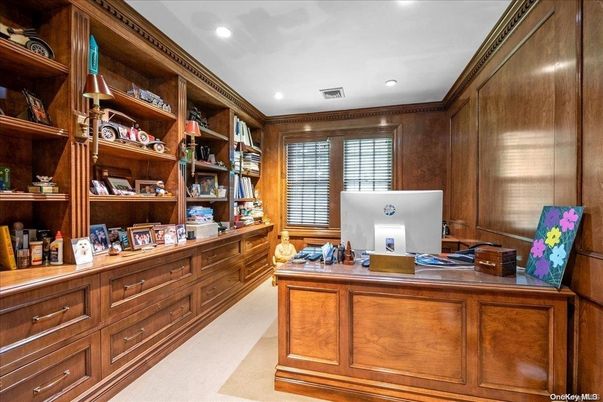 Home Office, Interior, Recessed Lighting