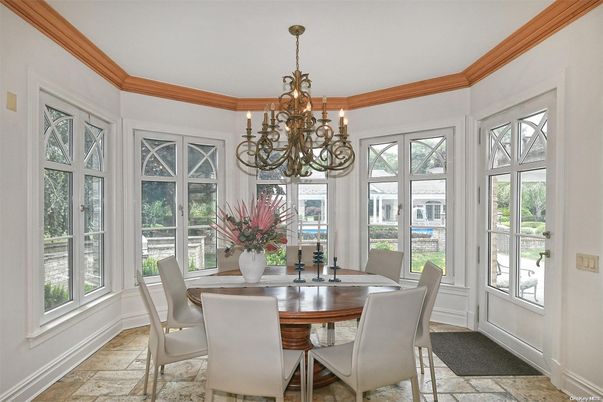 Chandelier, Dining room, Interior