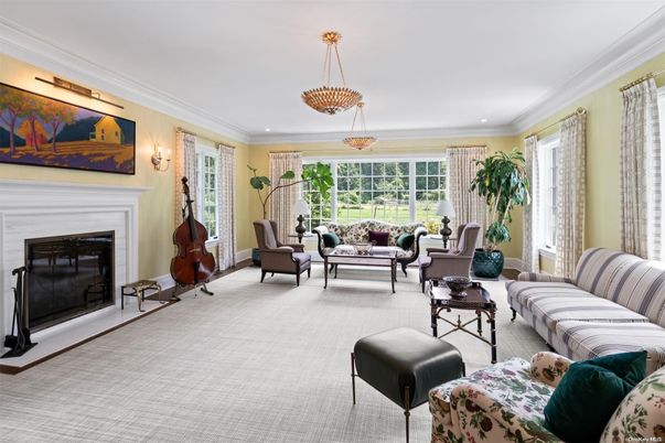 Fireplace, Interior, Living room, Pendant Lights, Recessed Lighting
