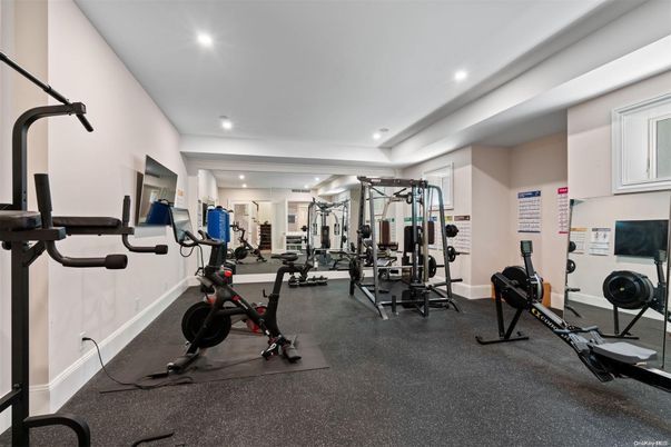 Fitness Equipment, Gym, Interior, Recessed Lighting