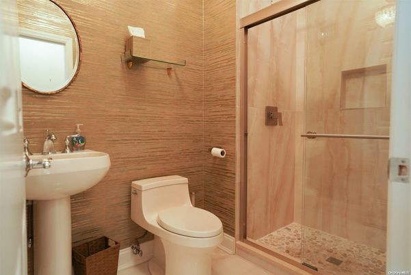 Bathroom, Glass Shower, Interior