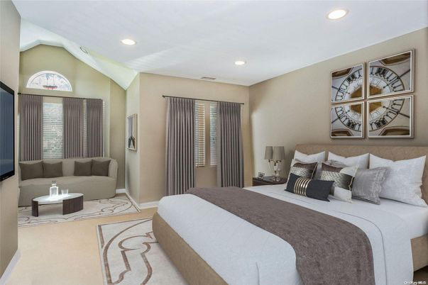 Bedroom, Interior, Recessed Lighting