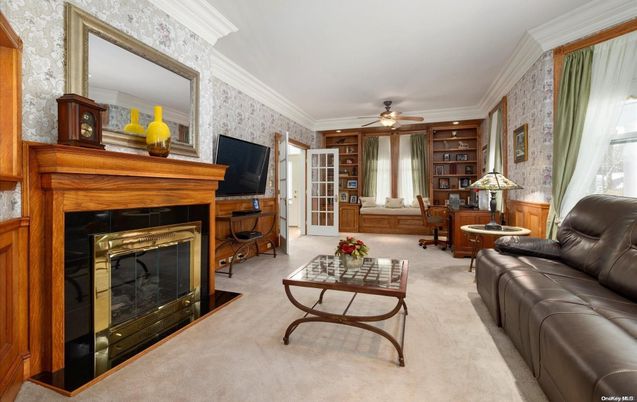 Fireplace, Interior, Living room, Stone Walls