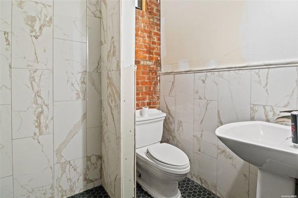 Bathroom, Interior, Marble Walls